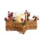 Holiday Star Twig Candle Holder with LED Candle Table Christmas Arrangement